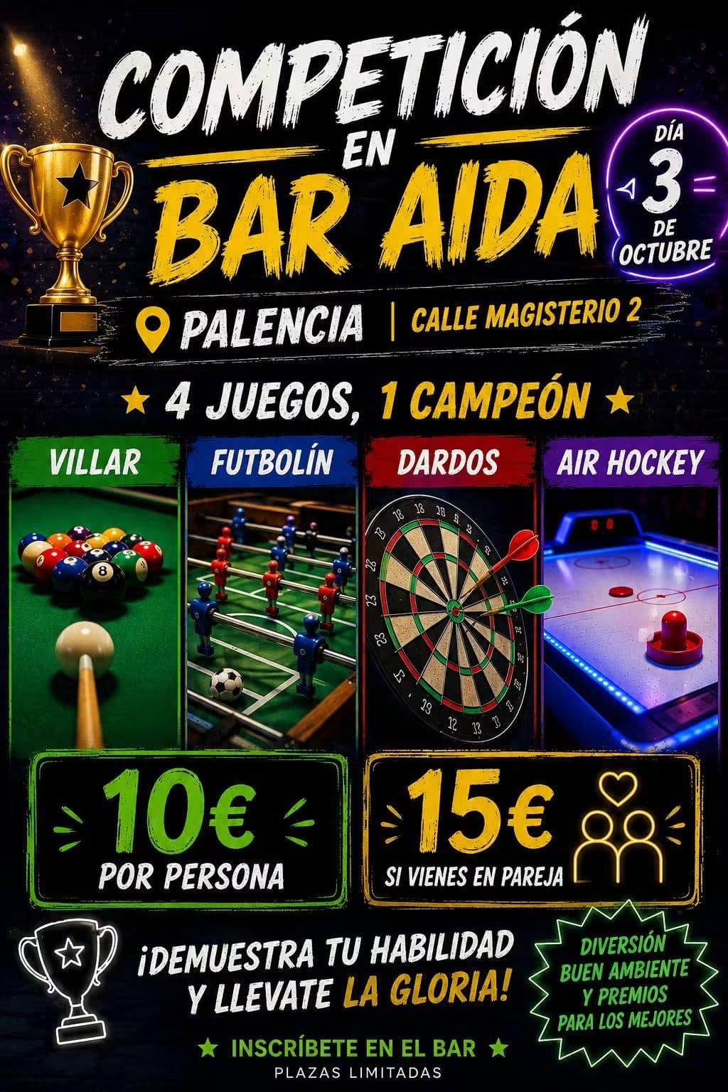 Competición en Bar Aída