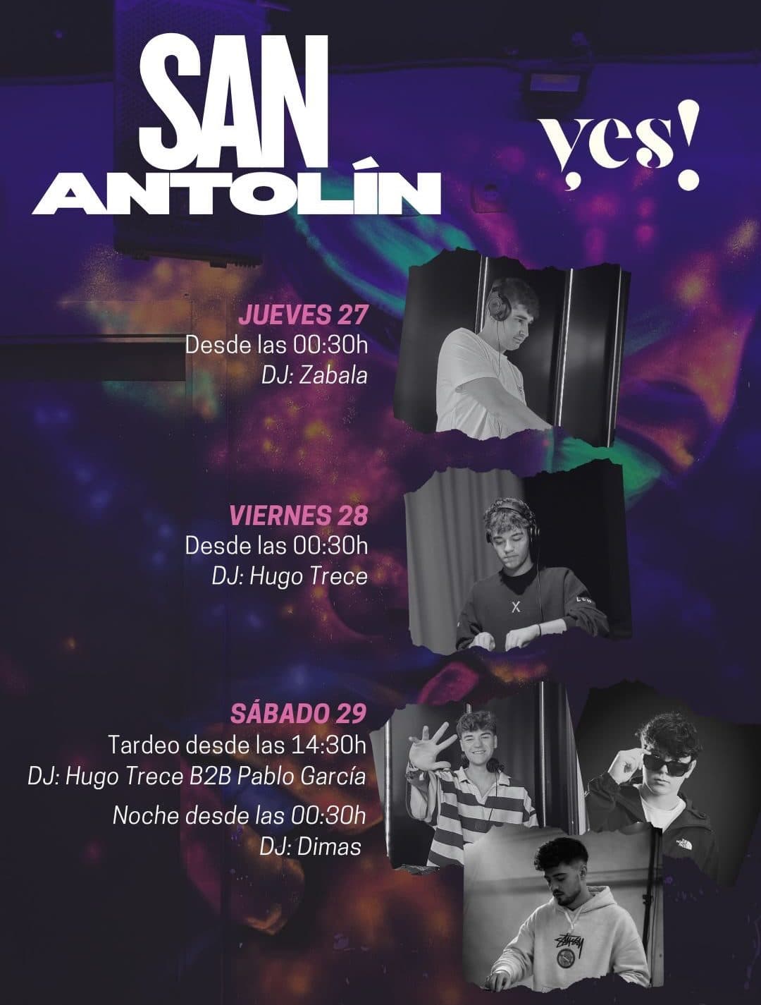 DJ Héctor Antolín en Yes!